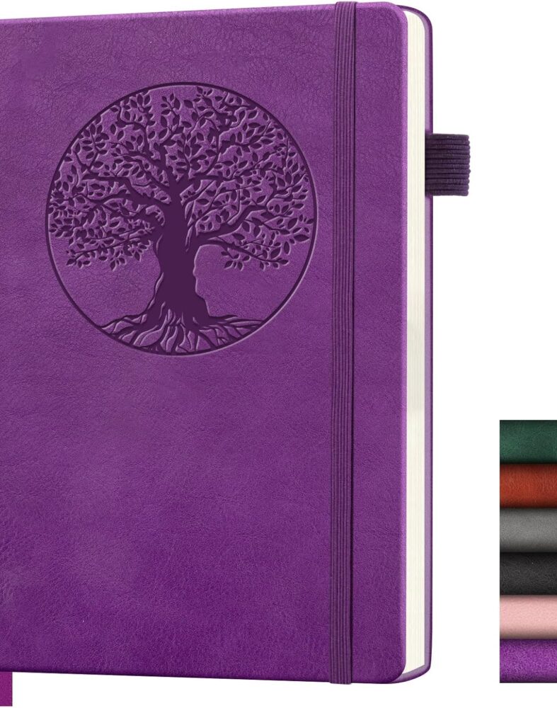 Lined Journal Notebook, A5 Vintage Leather Journals for Writing